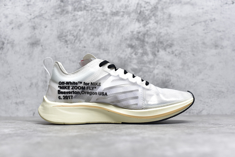 Authentic OFF-WHITE x Nike Zoom Fly SP GS